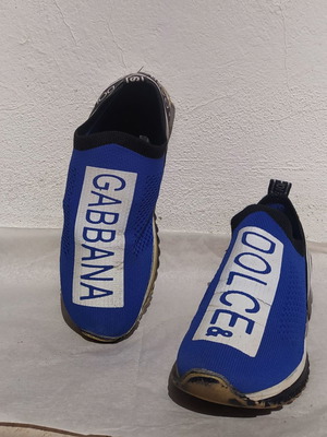 Dolce and Gabbana sneakers used, size 36, blue with wear
