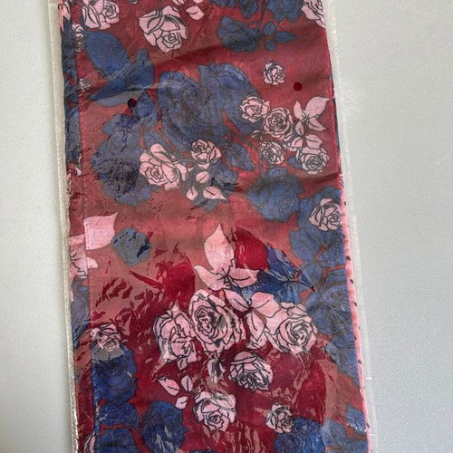 Women's scarf new red and pink