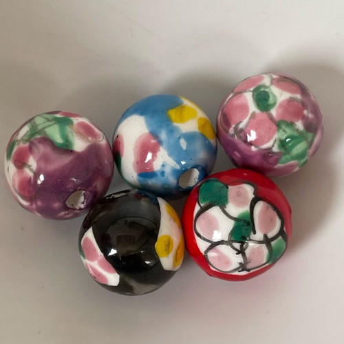 Ceramic beads pack like new, 5 pieces
