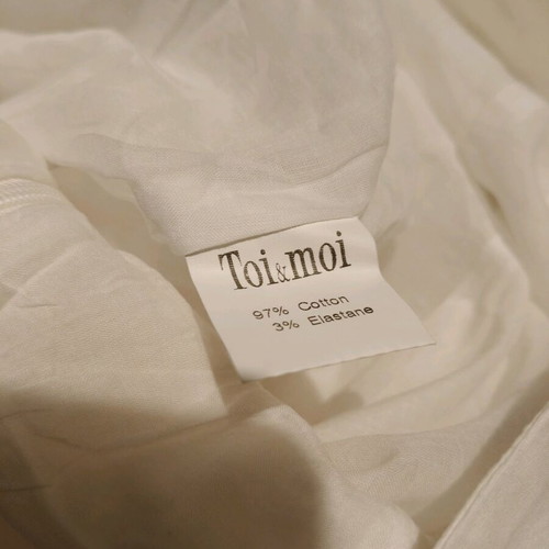 White Toi&Moi women's dress with bows like new