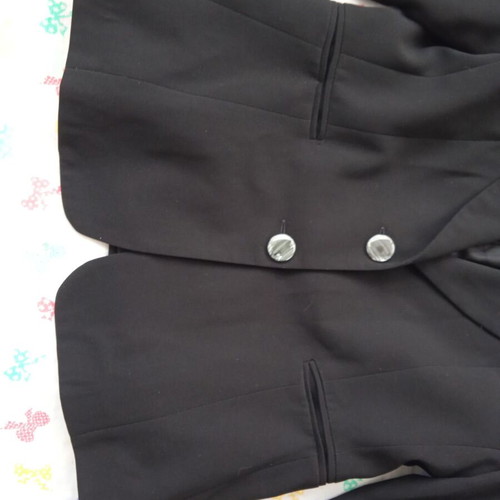 Women's black blazer like new, Greek tailoring, size 46