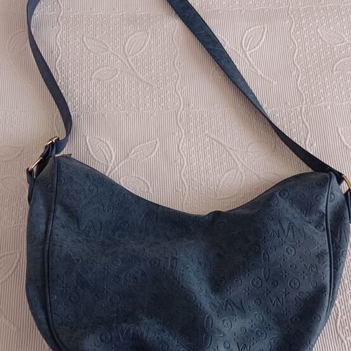 Bag crossbody blue dark used