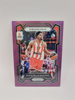 2023-24 Euroleague Prizm Shaquille Mckissik purple like new /99