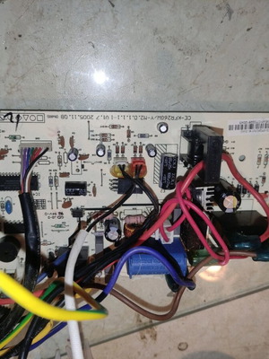 Air conditioner control board used with transformer