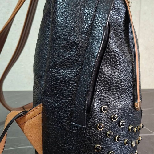 Verde women's backpack black with studs like new