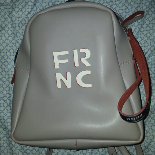 FRNC backpack like new, pink ice color with small wallet