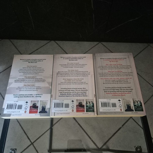 The Inheritance Games Trilogy set, like new, Jennifer Lynn Barnes