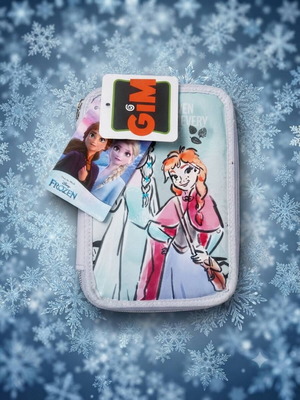 Gim-Disney Frozen Family double school pencil case, new