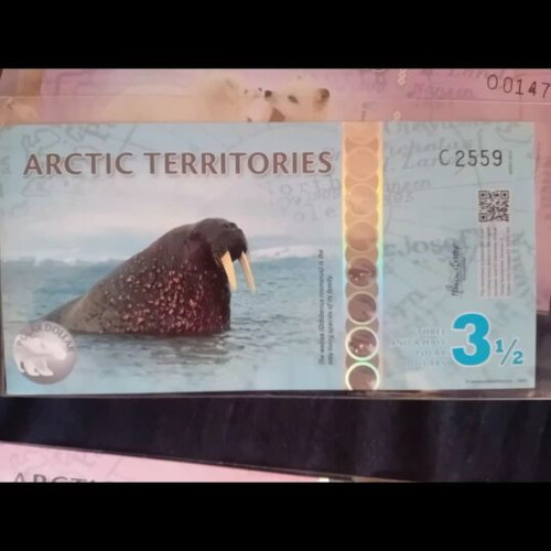 Fantasy Arctic Territories Polymer Notes, pack of 4