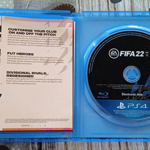 FIFA 22 PS4 game used, very good condition