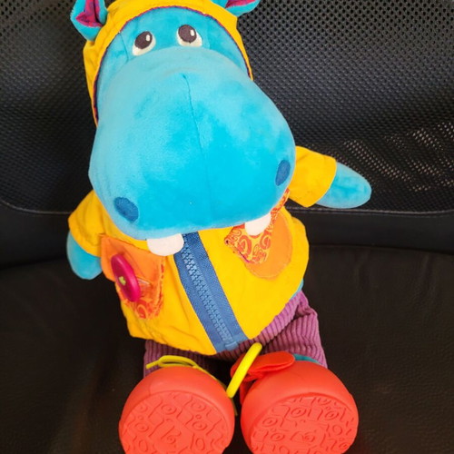 B-toys Hippo Dressing Learning Toy like new for ages 1-4