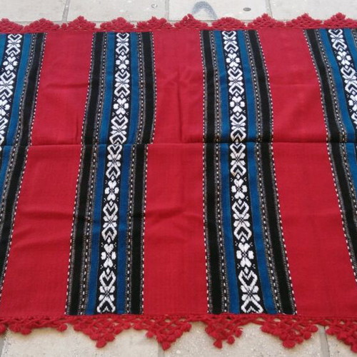 Handmade wool traditional bed cover like new 2.00x1.30