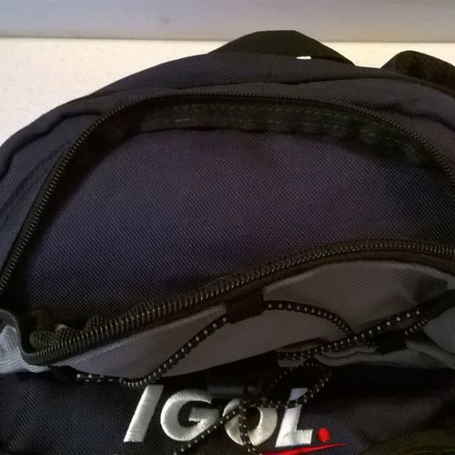 Backpack used with pockets and rain protection