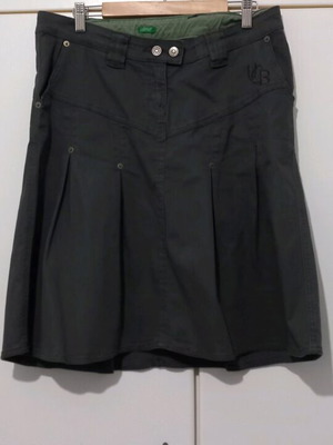 Benetton skirt with adjustable waist, like new, gray, size L/XL