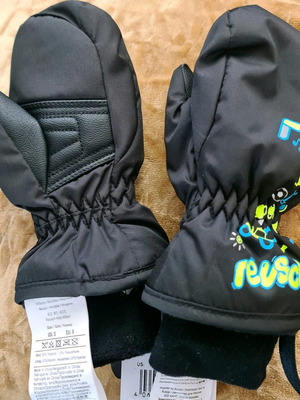 Children's snow gloves new, waterproof, size S, 2-3 years