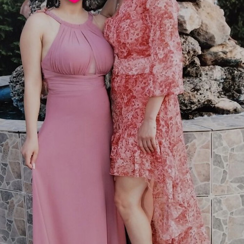 Dress like new, pink, sizes S and M