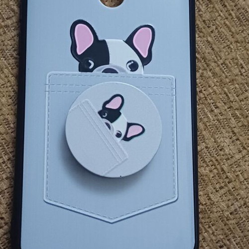 Xiaomi Redmi 9 phone case like new with pop socket