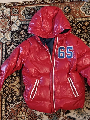 Benetton red jacket for 10-11 years like new