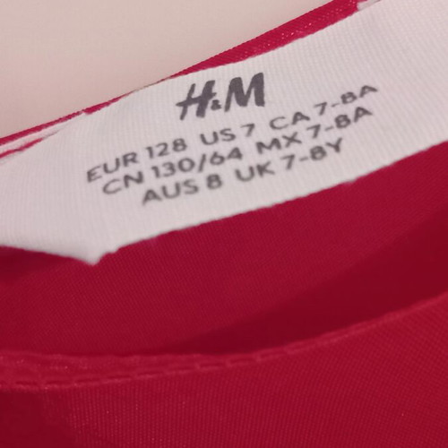 H&M Red Dress for Girls Size 7-8 Like New
