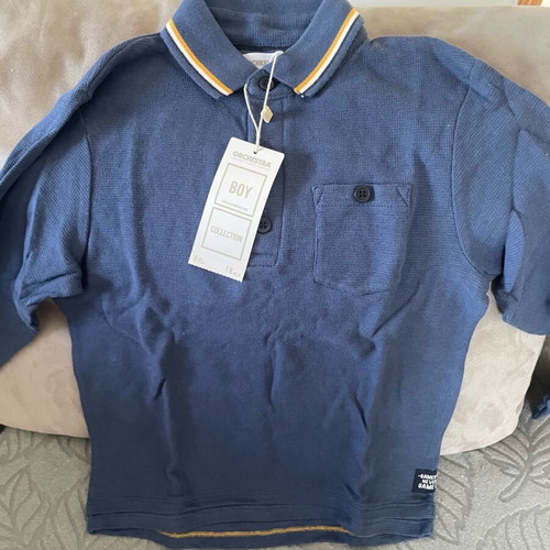 Orchestra polo shirt new for 8 years old, long sleeve