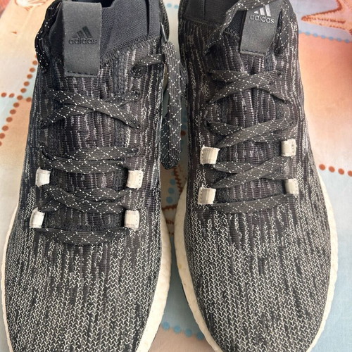 Adidas Pure Boost men's sneakers like new, size 48, black and white