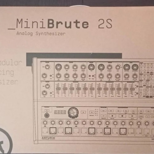 Arturia MiniBrute 2S Noir Edition like new