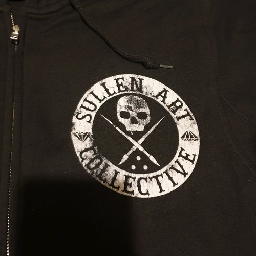 Sullen Art Small jacket like new, black with hood