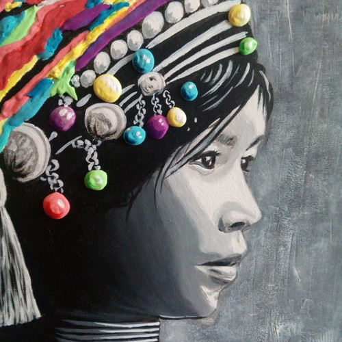 Painting used, graffiti study by artist Seaty titled "Kengtung"