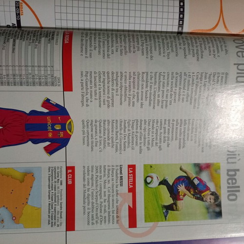 Περιοδικό Guerin Sportivo #10 Οκτώβριος 2010 σαν καινούργιο, ιταλική γλώσσα