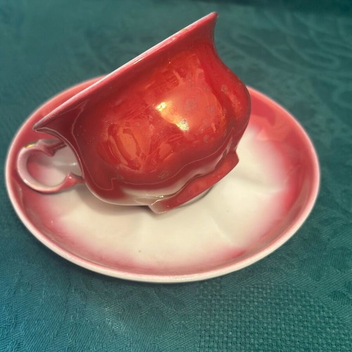 Korosten Russian Coffee Set Rainbow New Fine Porcelain