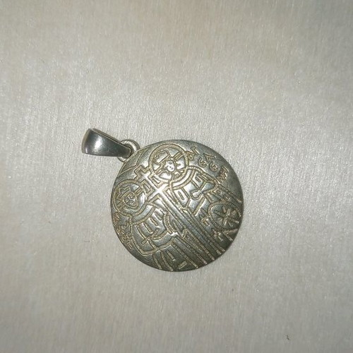 Gold-plated Konstantinato pendant necklace used