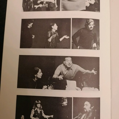 Theatrical program The Four Legs of the Table used 1979 Iakovos Kampanelis