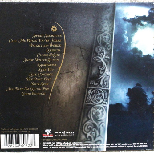 Evanescence The Open Door CD album digipak used