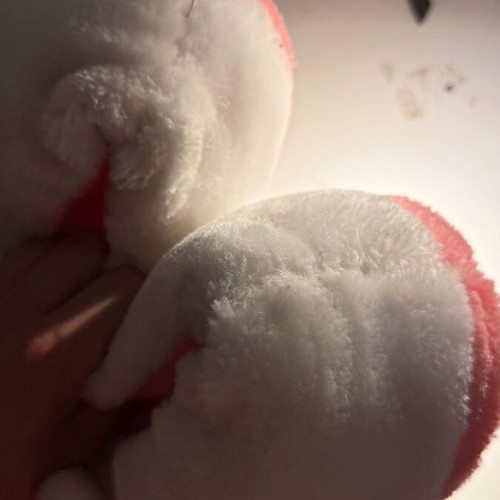 Disney Lucy Slippers Marie The Aristocats white pink like new