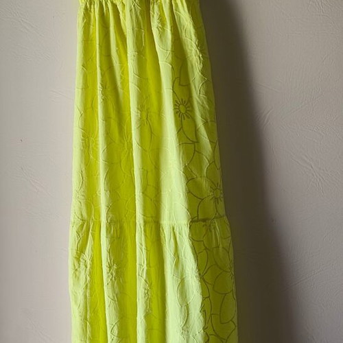 Dress medium size yellow cotton like new