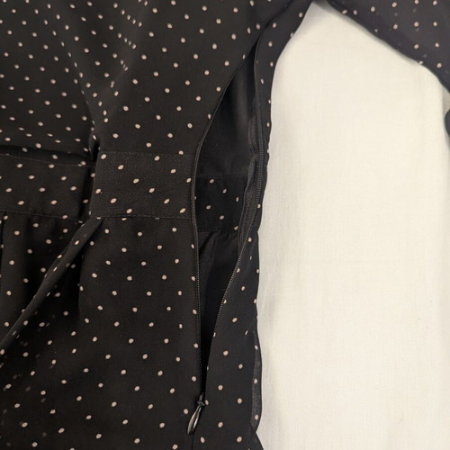 Compañía Fantástica Polka Dot Mini Dress like new, black and white