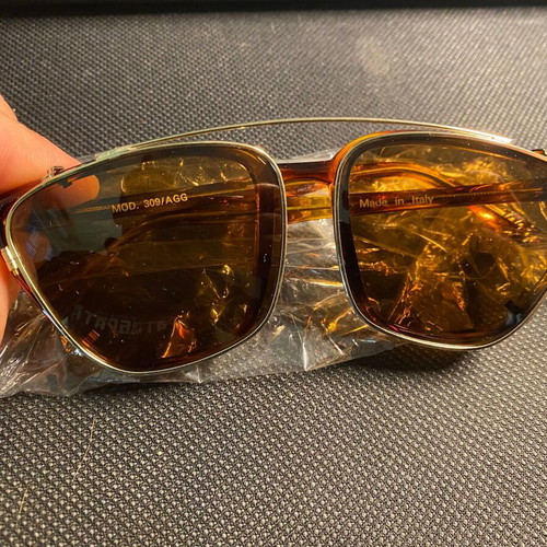 Saint Louis sunglasses new, Italian, brown and gold