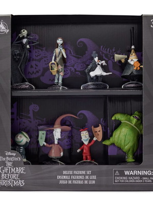 Nightmare Before Christmas συλλεκτικό σετ 8 φιγούρες καινούργιο