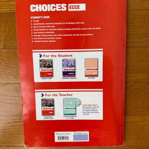 ECCE Choices Student’s Book like new