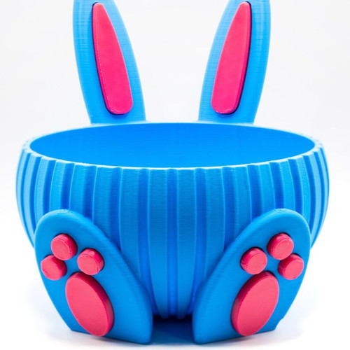 3D Printed Bunny Bowl New, Decorative and Functional