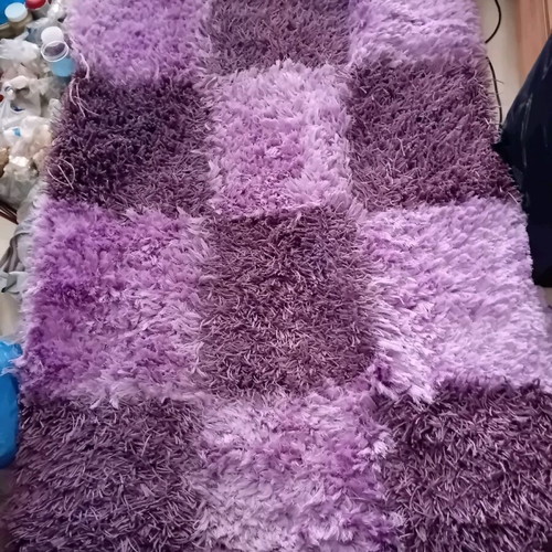 Purple shaggy rug 1.20 x 1.80 like new