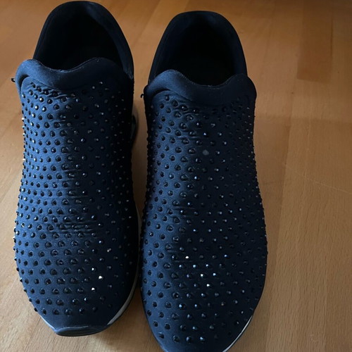 Ash women's sneakers like new, black with stones