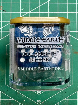 Dol Amoroth Dice Set Middle Earth Games Workshop like new