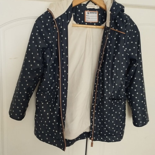 Orchestra children's jacket like new, waterproof, blue, size 7-8 years