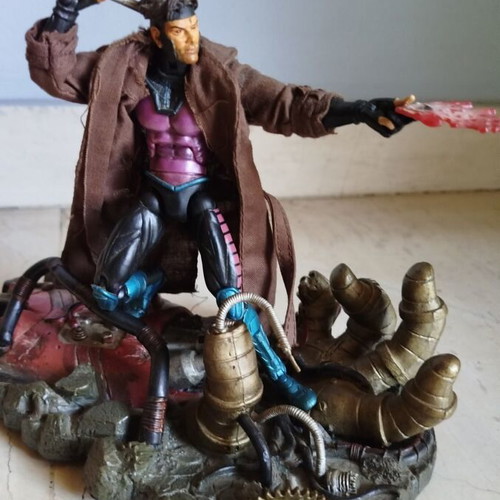 Marvel Legends Gambit action figure used 2001