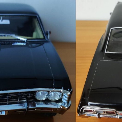 Supernatural 1967 Chevrolet Impala Sport Sedan diecast 1:18 scale model by Greenlight
