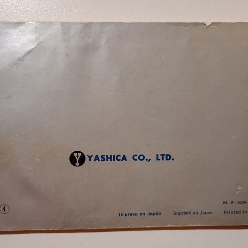 Yashica Lynx - 5000 camera manual used
