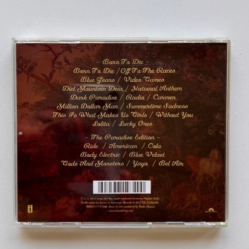 Lana Del Rey Born To Die Paradise Edition 2xCDs near mint, Greek version