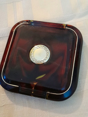 Double purse mirror used vintage Japan