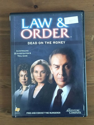 Law & Order: Dead on the Money PC game used